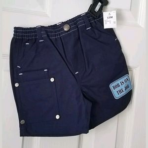 Bob the Builder Baby Boys 100% cotton navy Shorts